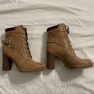 Guess heeled boots size 9